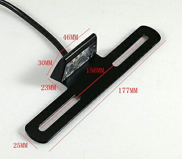 新バージョン　バイク用　LEDナンバー灯付きナンバーステー　ライセンスプレート 旧バージョン 3