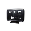 トゥエンコ社のカレンダー付きフリップ時計。壁掛け時計と置き時計の両方として使用できます。 ※単二電池1本使用（付属） ※品切れの際、輸入品の為しばらくお待ち頂く場合がございます。予めご了承下さい。 ●サイズ：W30.5cm × D7.8cm ×H 21.6cm ●材質：プラスチック ●カラー：ブラック ●ブランド：TWEMCO TWEMCO TWEMCO社は、1969年に設立され、カレンダークロックは1970年の香港工業賞を受賞しました。この技術は、アメリカと英国の新案特許を所得しています。フルオートマチックのカレンダークロックを作ることの出来るメーカーは世界でも数社しかなくTWEMCO社はその一社です。その技術は、年々改良を重ねられ、様々な機能を搭載された商品を発表しています。香港では、様々な公共機関やオフィスにその商品が設置されています。TWEMCO社の商品は今や世界中の市場に出荷されており、主な輸出先はヨーロッパ主要国、特にイギリス、スイス、イタリア、フランス、スペイン、そして日本も大きな市場となっています。Twemco Digital Calendar Clock #QD-35 “Black”トゥエンコデジタルカレンダークロック#QD-35"ブラック" サイズ W30.5cm × D7.8cm ×H 21.6cm 材質 Plastic カラー ブラック ブランド TWEMCO 付属品 単二電池1本 &nbsp;