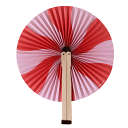 KIKKERLAND Fruity & Sweet Paper Fans WAVE 扇子 センス 団扇 うちわ ウェーブ コンパクト 軽量 スマホサイズ 通学 ...