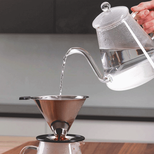 Pour Over KanneポアーオーバーカンネTrendglas-Jena のシリーズからドリップに最適なPOUR OVER KANNE耐熱ガラスイエナガラスIH使用不可電子レンジ 食洗機対応キッチン用品インテリア雑貨ギフト プレゼントやかん ケトル