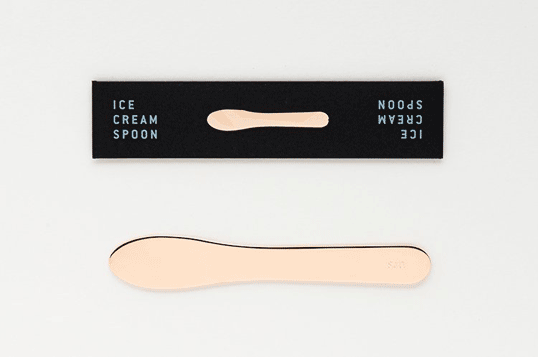 ピンクゴールドのアイスクリームスプーンIce Cream Spoon / S&O DESIGNピンクゴールドメッキを施した豪奢な仕上げキッチン用品バターナイフ ジャムスプーン新潟県燕三条の職人が一本一本丁寧に磨き上げていますギフト プレゼント