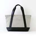 MOHEIM TOTE BAG (Mサイズ / グレイシャンブレー)トートバッグユニセックスベーシックカラー丈夫な帆布生地に牛革を合わせ、上品さを感じられる仕上がり通学 通勤スタンダードデザイン送料無料