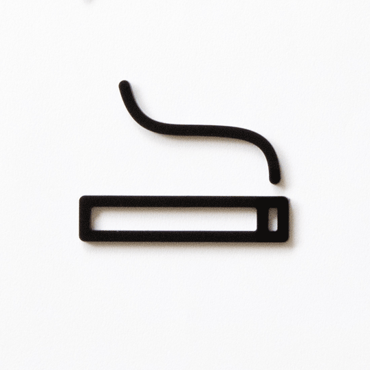 SALE セールMOHEIM SMOKING (black)シンプルでクリーンな印象の「禁煙」ピクトグラムサインアクリル製本体取り付け簡単両面テープインテリア公...
