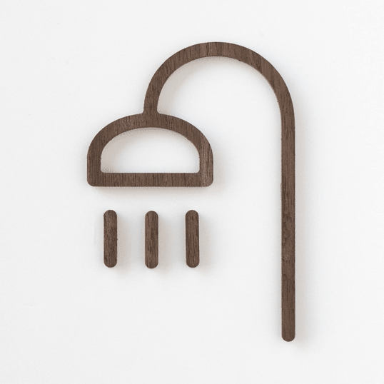 MOHEIM SHOWER(walnut)դǡǥޡȤʶ֤Ѥԥȥॵ󤵤ޤޤʾ˥եåȤ륷...