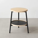 MOHEIMSTOOL (black)シンプルで美しい佇まいちょっとした収納機能も併せ持つスツールエントランスやリビング、ベッドルームなどでも使える多用途性も魅...