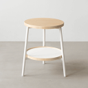 MOHEIMSTOOL (white)シンプルで美しい佇まいちょっとした収納機能も併せ持つスツールエントランスやリビング、ベッドルームなどでも使える多用途性も魅...