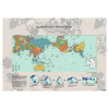 AuthaGraphWorldMapポスター世界地図ギフトプレゼントインテリア