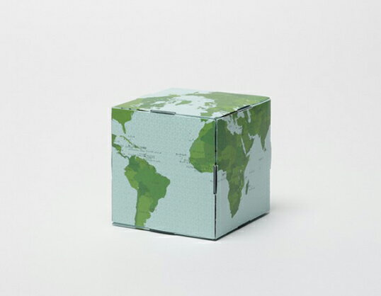 geografia / ジオグラフィアLANDS & NATIONS FLIPPABLE GLOBE cube in dodeca. 正...