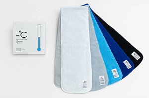 -°C MINUS DEGREE SPORTS TOWEL【マイナス ディグリースポーツ タオル】クールグレー冷たく感じるタオル接触冷感素材ゼロクール暑い季節やスポーツの際にご活用ください。Perrocaliente