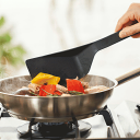 h tag spatula スパチュラ(ブラック)キッチン用品柔らかいナイロン樹脂製ヘラやフライ返し、レードルやサービングスプーンの役割がこれひとつで新生活 結...