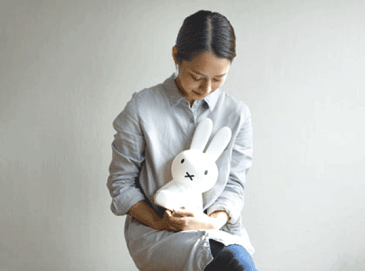 Mr Maria FIRST LIGHT miffy and friends/MiffyコードレスLEDUSBケーブル充電式6段階で調光間接照明ナイトライト大人のインテリアギフト プレゼント送料無料