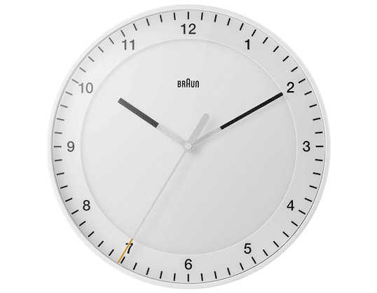 色あせる事のない究極の造形美 BRAUNの名作「BC06」をスケールアップ BRAUN ウォールクロック BC17(ホ..