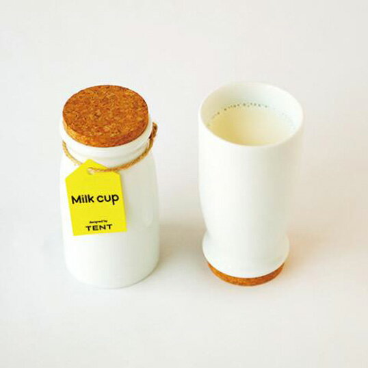 224porcelainMilk cupコルク製コースター付きの牛乳専用コップキッチン用品インテリアギフト プレゼント磁器陶磁器・肥前吉田焼