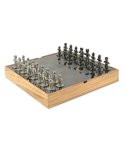 umbraバディ チェスセット ナチュラルインテリア雑貨ギフト プレゼントボードゲームマインドスポーツ西洋将棋頭脳スポーツ送料無料