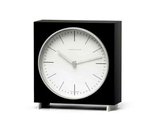 Max bill / ޥåӥ Table Clock Blackϥ ơ֥륯å ֥åֻץեȡץ쥼ȥƥꥢ̵