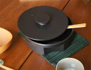 Ceramic Japan/セラミックジャパン土鍋 do-nabe Lサイズ ブラック秋田道夫伝統技術が生かされた土鍋直火用(高耐熱)素材オーブンや電子レンジに...