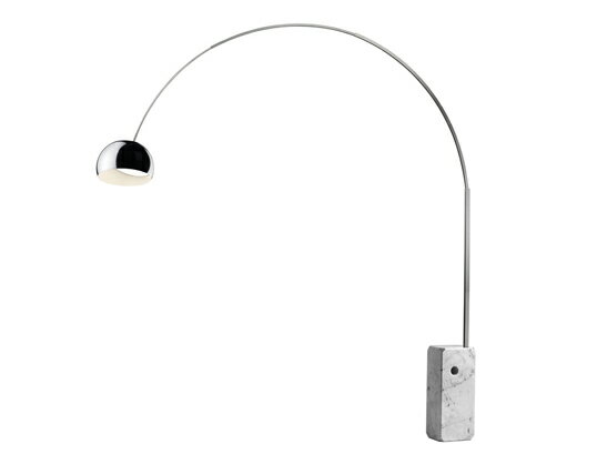 FLOS / フロスアルコ LED大きな弧を描くオブジェのような照明大理石のベースLED仕様世界でも有数の照明ブランドインテリア送料無料MoMAパーマネントコレクション選定品