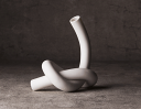 SALE / セール磁器で出来た「結んだ形」の一輪挿し Ceramic Japan / セラミックジャパン MUSUBU Sサイズ「結んだ形」を磁器で表現 花を...