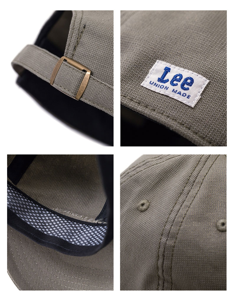 ワークキャップ メンズ Lee レディース ベースボールキャップ 帽子 ユニセックス リー キャップ ユニフォーム 制服 アパレルバンク 日除け 紫外線 小顔効果 軽量 軽い 涼しい 快適 ルーズ ゆったり 春 夏 夏用 秋 冬 オールシーズン