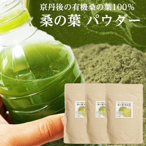 【楽天スーパーSALE 限定 半額 】おいしい 桑の葉パウダー 粉末 大容量 有機栽培 粉末茶 桑茶 桑の葉茶 プロの食堂 くわの葉 くわ葉 茶 クワの葉 無添加 添加物なし 100g ×3セット 有機桑の葉 くわのは 桑の葉 健康茶 健康飲料のサムネイル