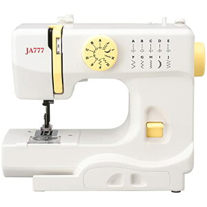 JANOME コンパクト電動ミシン フットスイッチ付き JA777