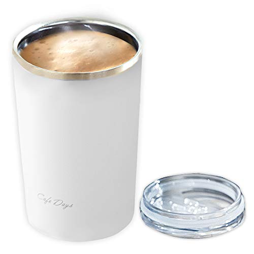 アイリスオーヤマ マグカップ アイリスオーヤマ 真空断熱カップ マグカップ 保温 保冷 ごくごく飲める飲み口 洗いやすい設計 おいしい温度をキープ 370mL カフェデイズ