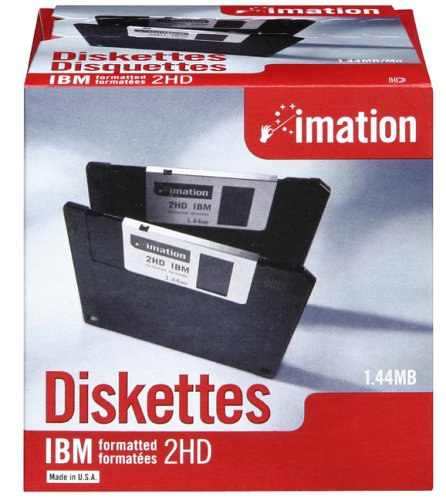 イメーション 3.5インチFD DOS/Vフォーマット25枚入 紙箱×1 US仕様品 MF2HD-WIN-25KS