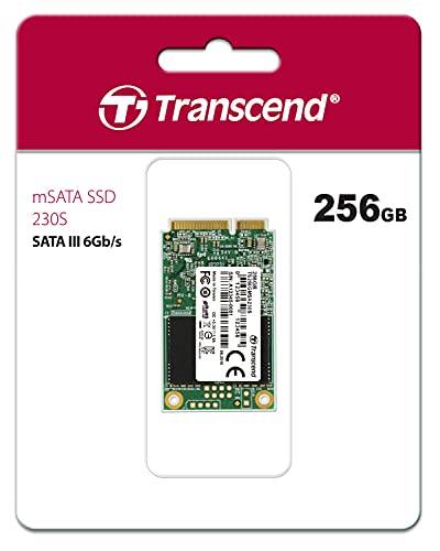 gZhWp Transcend mSATA SSD 256GB SATA-III 6Gb/s DDR3LbV 3D TLC 