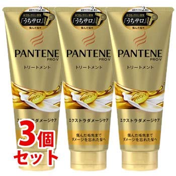 《セット販売》 P&G パンテーン エクストラダメージケア デイリー補修トリートメント 特大サイズ (300g)×3個セット ヘアパック