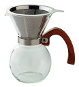 ドリッパー・耐熱ポット ギフトセット 51640・・Style:ドリッパーColor:耐熱ポット・サイズ:W16×D11.5×H17cm・素材・材質:本体:耐熱ガラス フィルター:ステンレス・原産国:中国・容量:400ml・セット内容:ポット×1 フィルター×1Brew Coffee ライフスタイルに欠かせない「Coffee」は時間を楽しむひととき。 お好みの豆を挽いて、豆の個性を引き立てるフィルターでハンドドリップで一杯ずつ丁寧に淹れられるアイテムを開発しました。