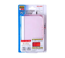 3DSLL PCカバー クリアピンク 送料無料