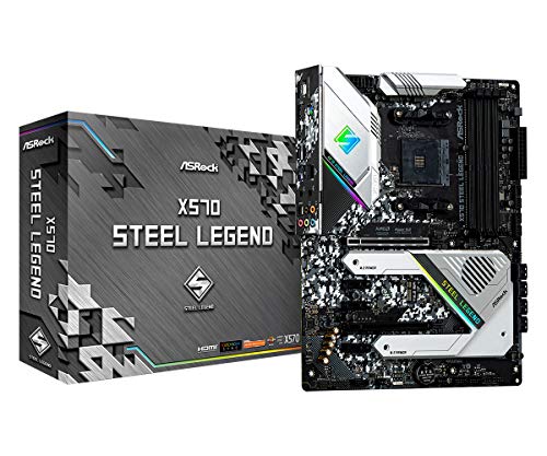 ASRock マザーボード X570 Steel Legend AMD Ryzen 5000 シリーズ CPU ( Soket AM4 送料無料