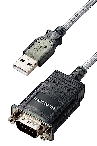 エレコム RS232C USB 変換ケーブル USB-A D-Sub9ピン 50cm シリアル変換ケーブル 3重シールド W 送料無料