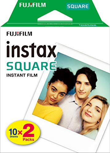 FUJIFILM スクエアフォーマットフィルム 20枚入 instax SQUARE INSTAX SQUARE WW 2 送料無料