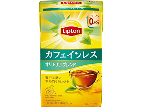リプトン紅茶 カフェインレスティー 20杯分 ×6袋 デカフェ ノンカフェイン ティーバッグ 送料無料