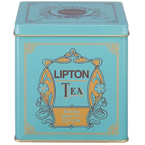 リプトン紅茶 リーフティー エクストラクオリティセイロン 青缶 450g 送料無料
