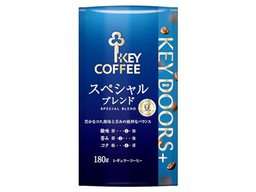 キーコーヒー スペシャルブレンド　コーヒー キーコーヒー KEY DOORS+ スペシャルブレンド 豆 (LP) 180g 送料無料