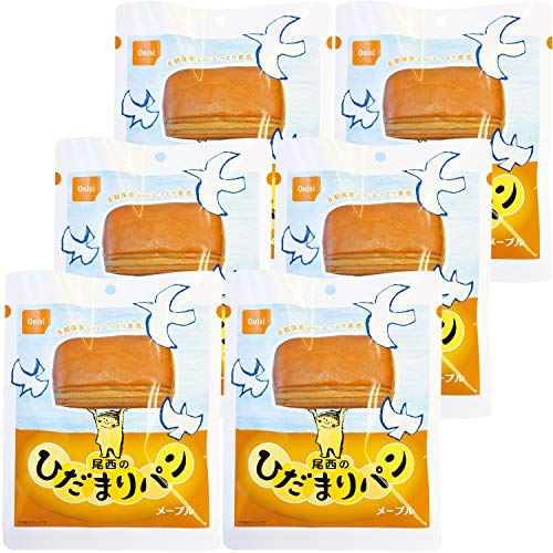 尾西食品 ひだまりパン メープル 70g×6袋 (非常食・保存食) 送料無料