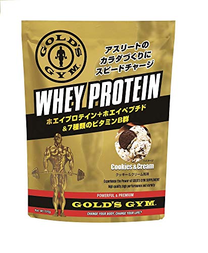 ゴールドジム(GOLD'S GYM) ホエイプロテイン クッキー&クリーム風味 360g 送料無料