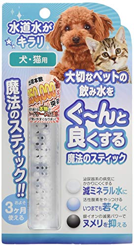 ・無し 1個 (x 1) 43214-148・本体サイズ (幅X奥行X高さ) :11×3×20cm・本体重量:0.04kg・原産国:日本説明 商品紹介 大切なペットの飲み水をぐーんと良くする魔法のスティック 原材料・成分 水素還元セラミック、雑菌セラミック、活性アルミナ