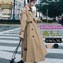 トレンチコート レディース 春 スプリングコート 秋冬 ロングコート トレンチ ロングカーディガン 春物 薄手 羽織り アウター おしゃれ ジャケット 春秋 カ...