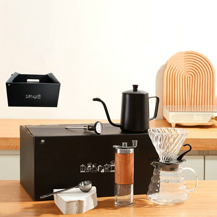 7点セット コーヒー ドリップ コーヒー用品 アウトドア キャンプ用 手挽き 器具 ド...