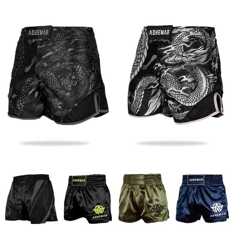 ショートパンツ 男女兼用 キッズ ムエタイ ボクシング キックボクシング 散打 武術 格闘技 練習着 トレーニングウェア ジム ランニング ポリエステル ライクラ素材 伸縮性 吸湿速乾