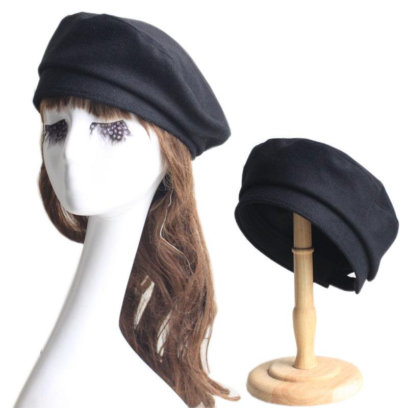 ベレー帽 メンズ レディース 帽子 秋冬 ブラック 小さいサイズ 大きいサイズ 60cm ...