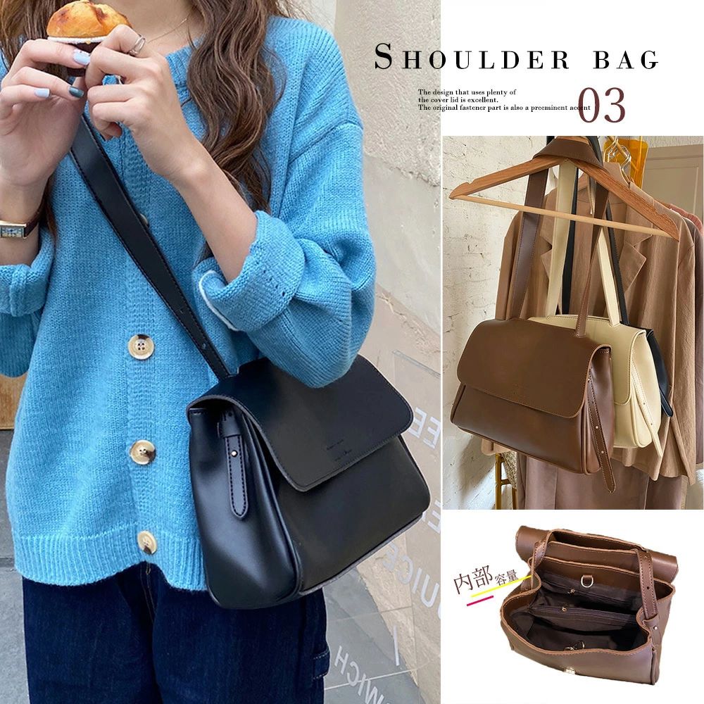 ショルダーバッグ レディース ショルダーバッグ レディース フェイクレザー フリップバッグ 斜めがけバッグ 通学 2way肩掛けバッグ 通勤 韓国風