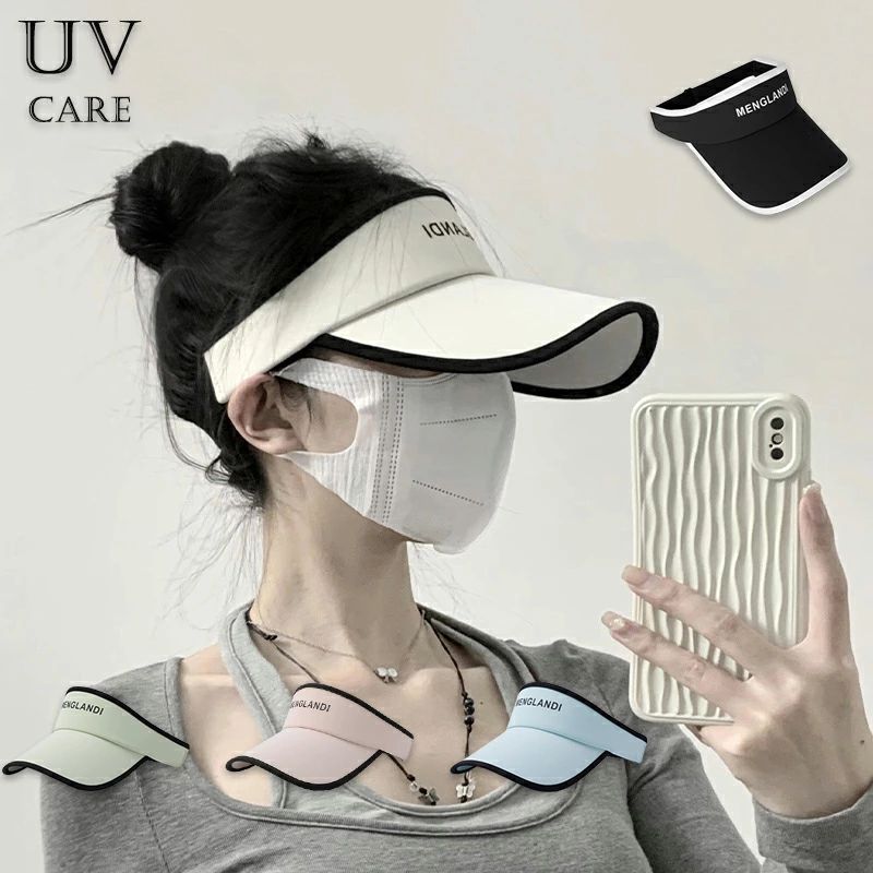 サンバイザー レディース ランニングキャップ スポーツキャップ 帽子 ジョギング キャップ マラソンキャップ ブラック ピンク ホワイト UVカット 洗える 日...