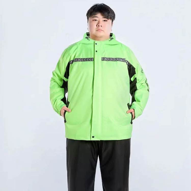 上下セット メンズ レインウェア 大きいサイズ アウトドア 通勤 ビッグサイズ ロングパンツ 反射テープ付き 作業着 長袖 ジャケット レインコート レインスーツ レディース 二重透明バイザー付き 防水 防災 自転車 バイク 通学 ビッグサイズ 豪雨 梅雨 メッシュ裏地 カッパ 3