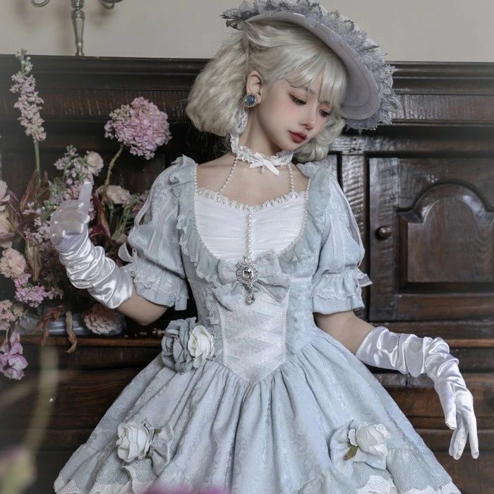 ���꡼�� �İ��� ˨��˨�� ��ܥ� ���ԡ��� Lolita ���󥰾� ��ǥ����� �������塼�� ������ �ѡ��ƥ��� ���� ��� ���ơ��� �ر�� ʸ���� ���٥�� �֥롼 S M L