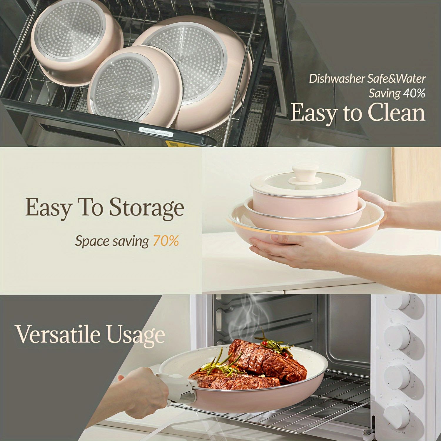 キャンプや家庭用キッチンに最適な積み重ね可能な オーブン対応