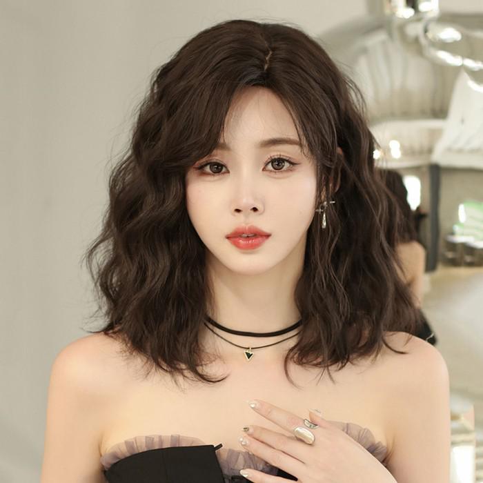 ウィッグ ショート フリーサイズ フルウィッグ 自然 かつら ハイトーン ショートウィッグ カール ストレート 女性 wig レディース 黒髪..